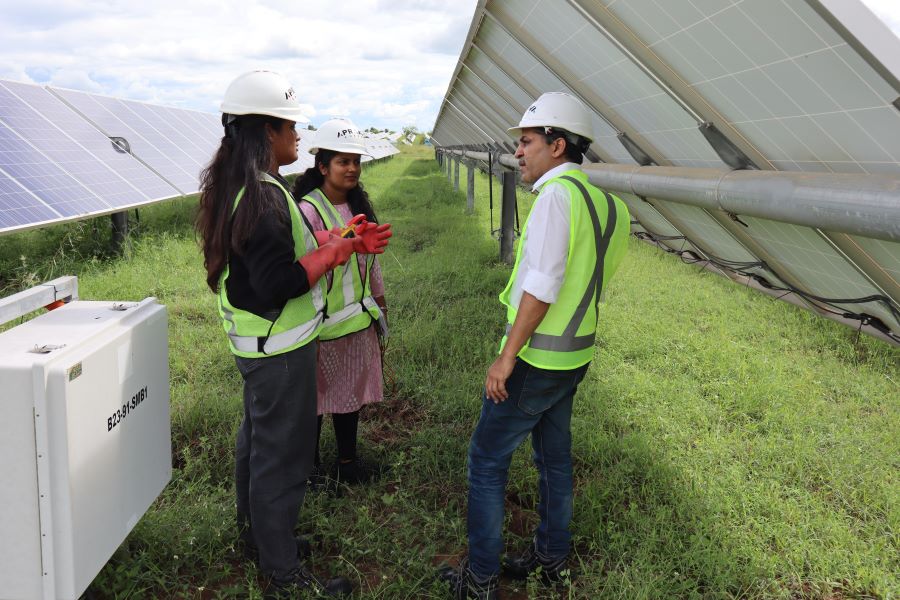 Breaking New Ground: Apraava's First All-Women Team Operates Solar Plant In Telangana